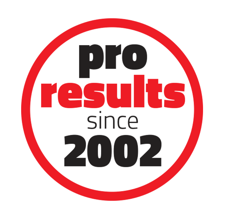 Pro Results Since 2002